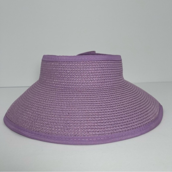 Sun Time Kids Straw Visor, Lavander - Picture 1 of 6